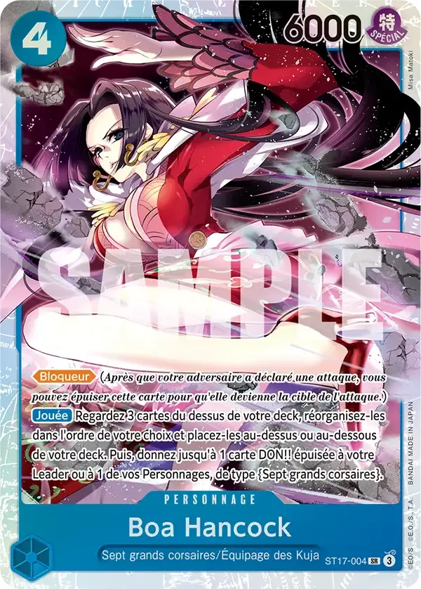 Boa Hancock — carte One Piece TCG ST17-004 (Don Quijote Doflamingo)