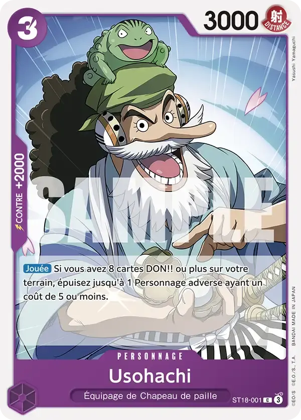 Usohachi — carte One Piece TCG ST18-001 (Monkey D. Luffy)