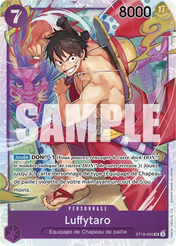 Luffytaro — carte One Piece TCG ST18-005 (Monkey D. Luffy)