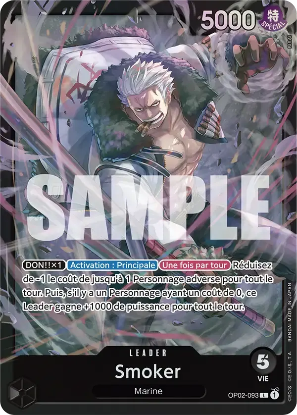 Smoker — carte One Piece TCG OP02-093 (Smoker)