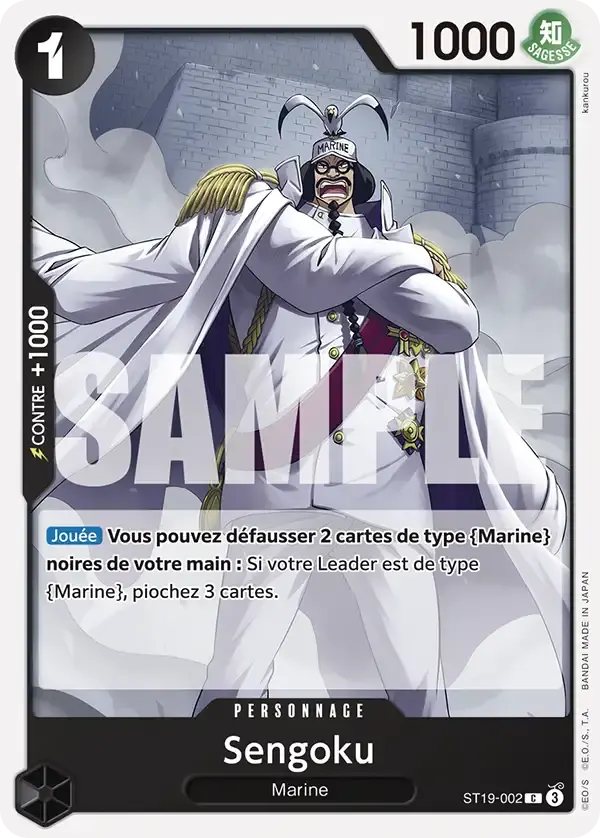 Sengoku — carte One Piece TCG ST19-002 (Smoker)