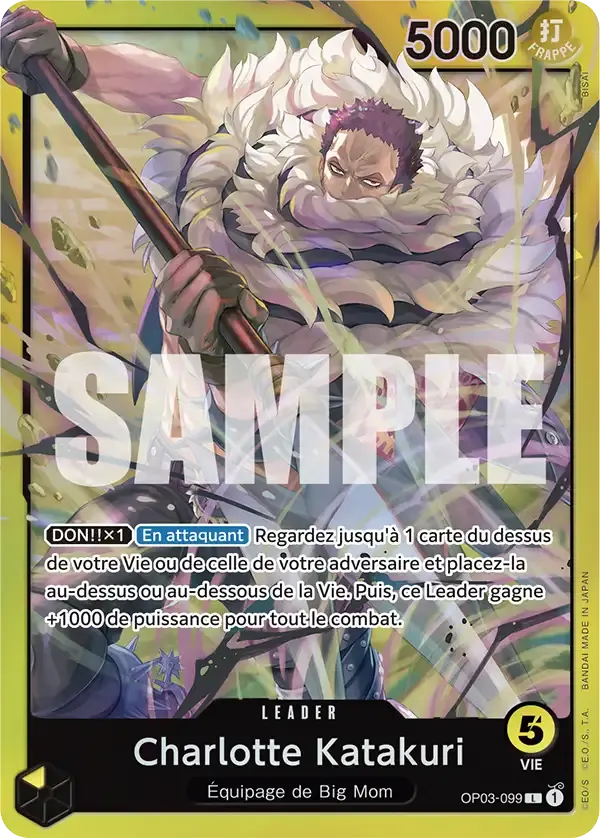 Charlotte Katakuri — carte One Piece TCG OP03-099 (Charlotte Katakuri)