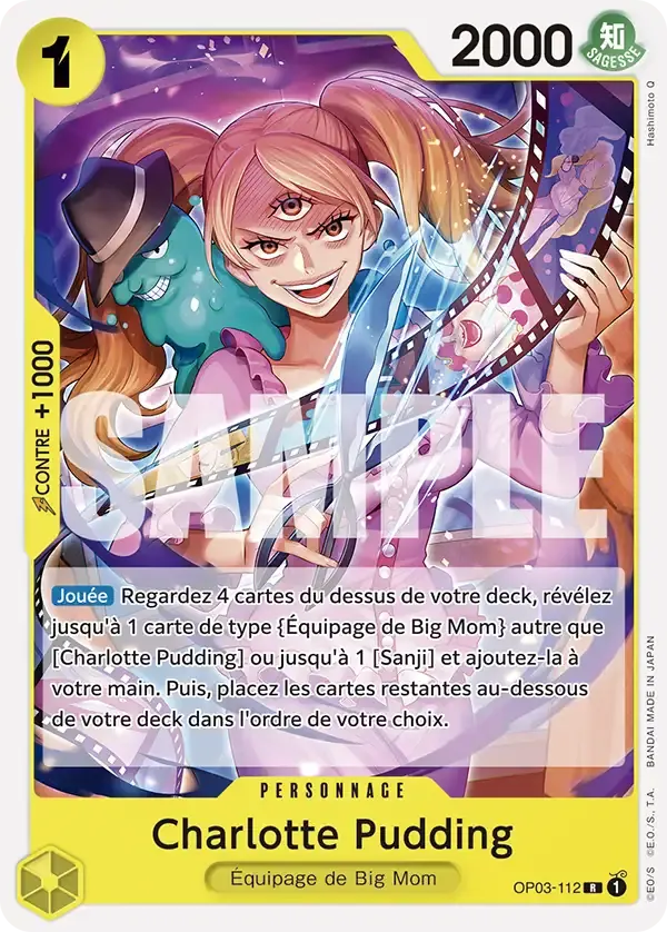 Charlotte Pudding — carte One Piece TCG OP03-112 (Charlotte Katakuri)