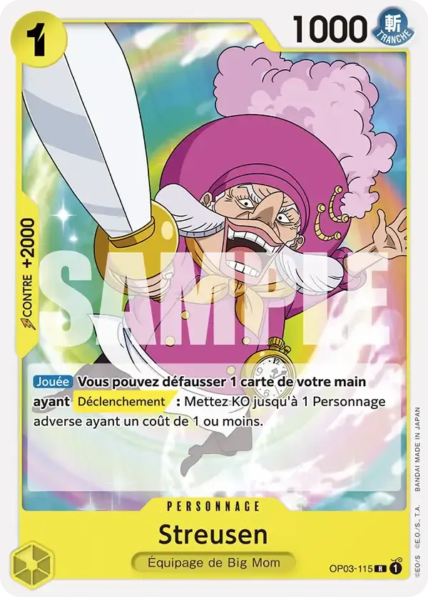 Streusen — carte One Piece TCG OP03-115 (Charlotte Katakuri)
