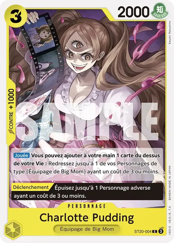 Charlotte Pudding — carte One Piece TCG ST20-004 (Charlotte Katakuri)