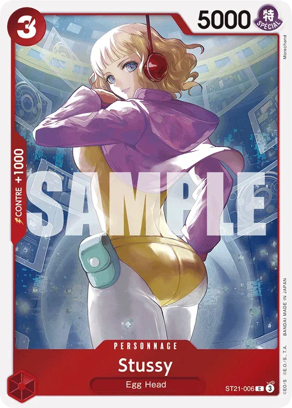 Stussy — carte One Piece TCG ST21-006 (EX GEAR 5TH)