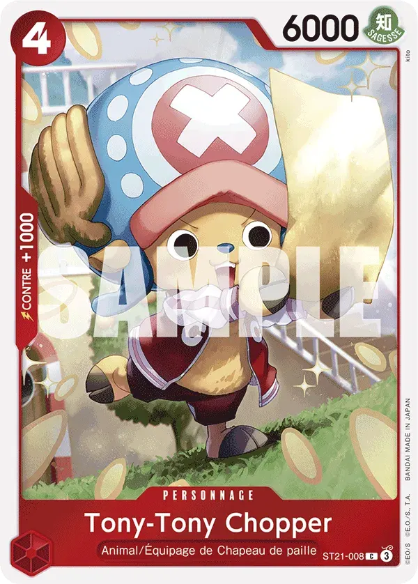 Tony-Tony Chopper — carte One Piece TCG ST21-008 (EX GEAR 5TH)