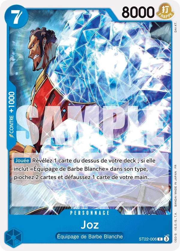 Joz — carte One Piece TCG ST22-006 (Ace et Newgate)