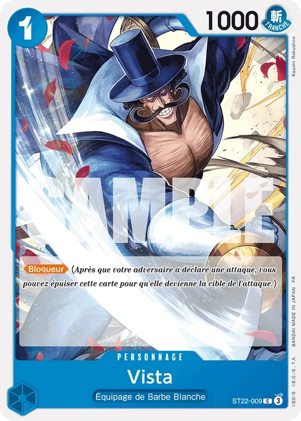 Vista — carte One Piece TCG ST22-009 (Ace et Newgate)