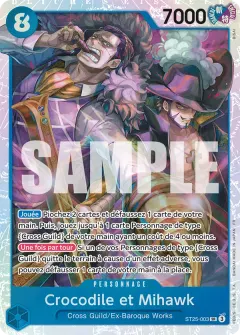 Crocodile et Mihawk (ST25-003)