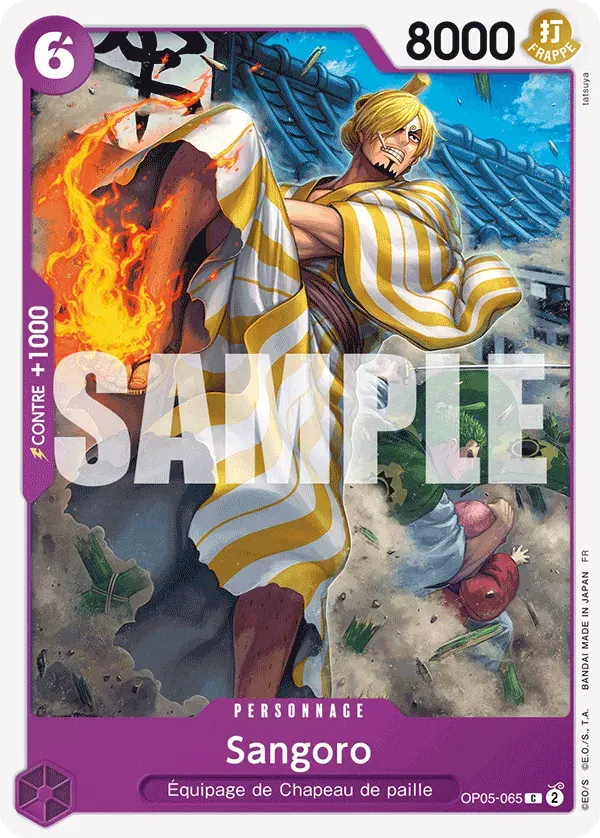 Sangoro — carte One Piece TCG OP05-065 (Monkey D. Luffy)