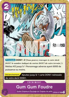 Gum Gum Foudre (OP09-077)