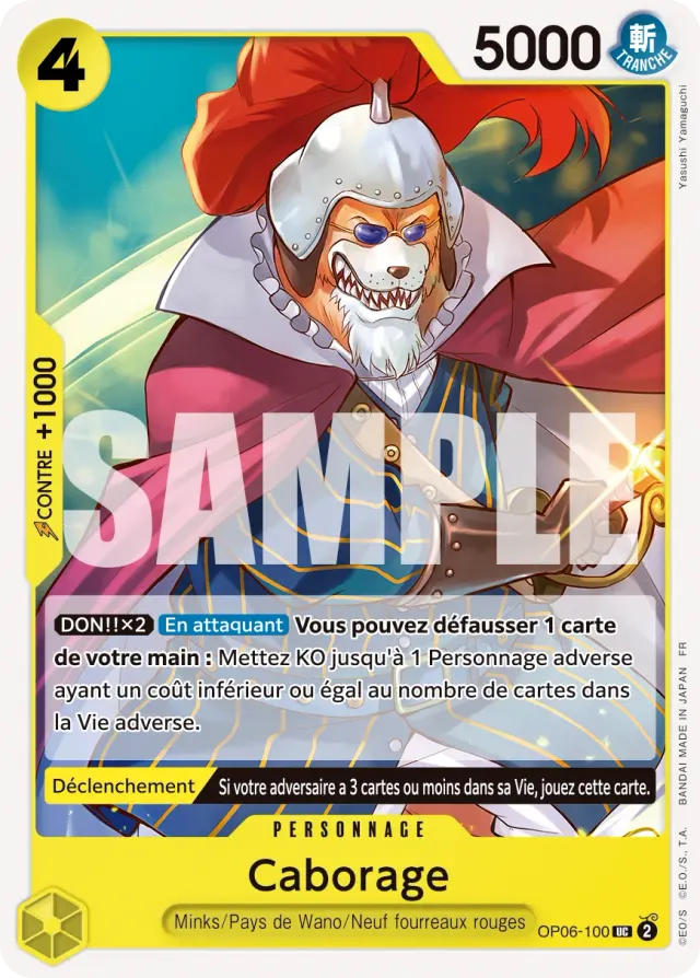 Caborage — carte One Piece TCG OP06-100 (Yamato)