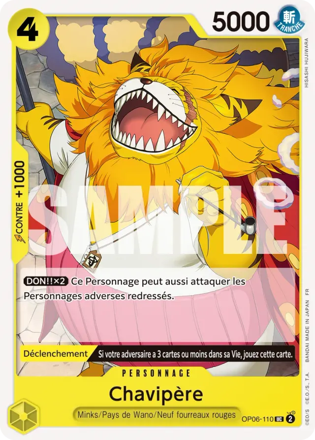 Chavipère — carte One Piece TCG OP06-110 (Yamato)