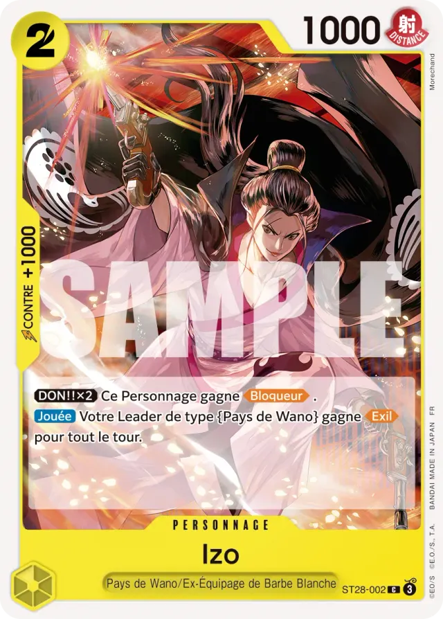Izo — carte One Piece TCG ST28-002 (Yamato)