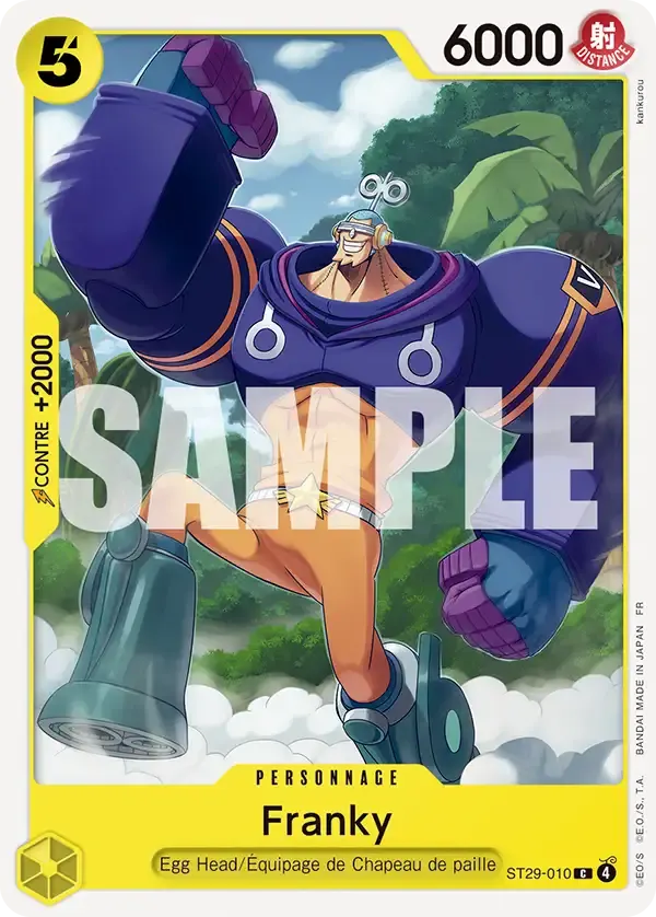 Franky — carte One Piece TCG ST29-010 (Egg Head)