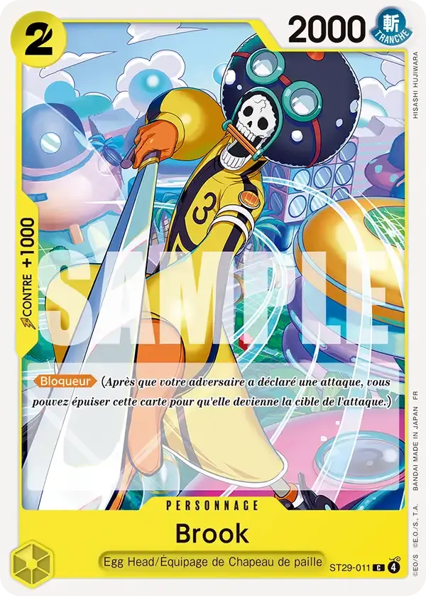 Brook — carte One Piece TCG ST29-011 (Egg Head)
