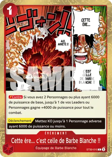 Cette ère... c'est celle de Barbe Blanche !!