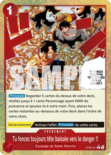 Tu fonces toujours tête baissée vers le danger !!