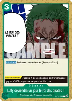 Luffy deviendra un jour le roi des pirates !! (OP12-039)