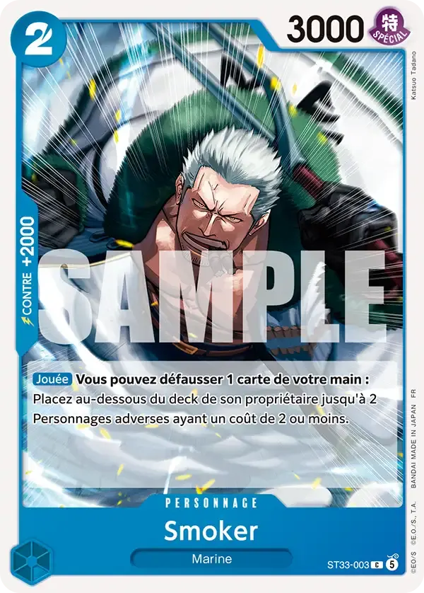 Smoker — carte One Piece TCG ST33-003 (Kuzan)
