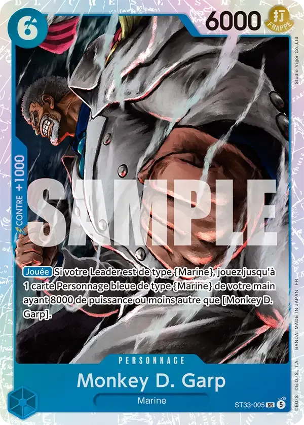 Monkey D. Garp — carte One Piece TCG ST33-005 (Kuzan)