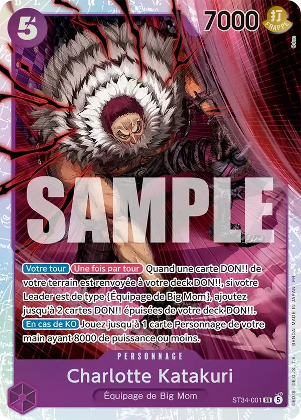 Charlotte Katakuri — carte One Piece TCG ST34-001 (Charlotte Katakuri)