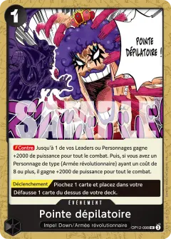 Pointe dépilatoire (OP12-098)