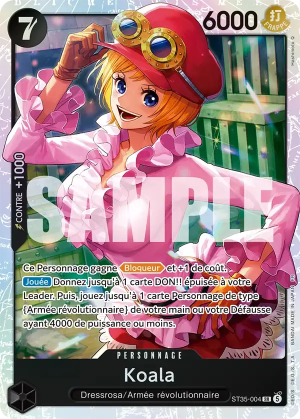 Koala — carte One Piece TCG ST35-004 (Sabo)
