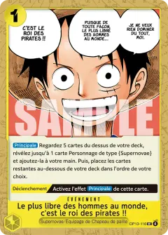 Le plus libre des hommes au monde, c'est le roi des pirates !! (OP13-116)